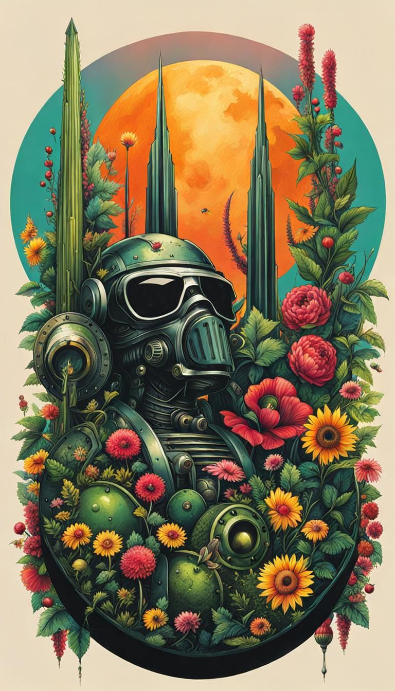 Gardencore Subatomicpunk Abstract Composition