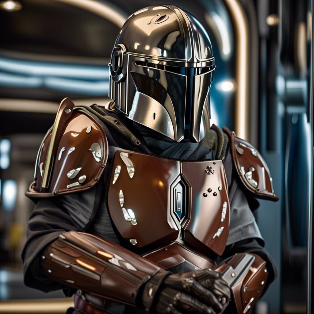 Mandalorian battle worn armor