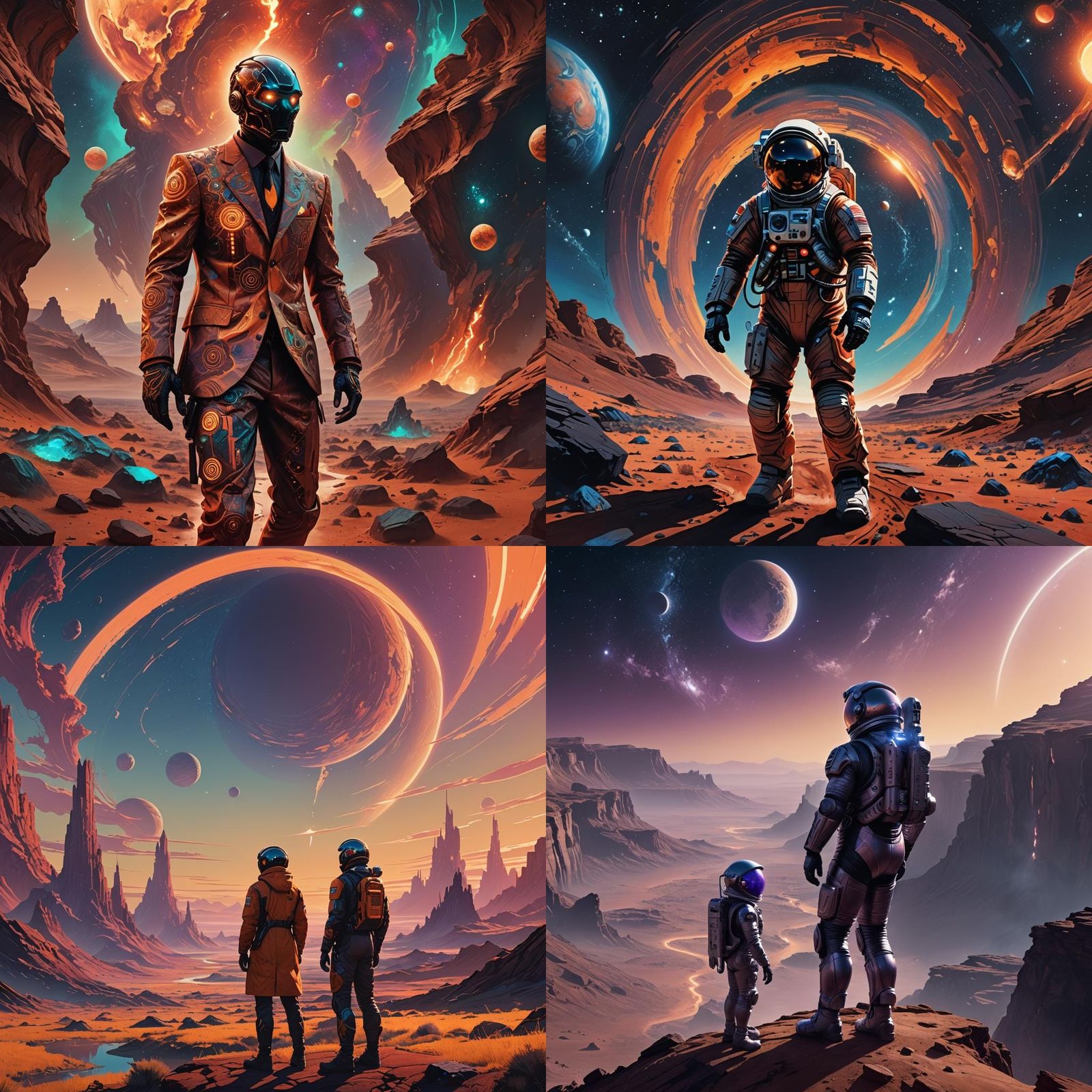 Dreams of Humanity: A Detailed Matte Painting