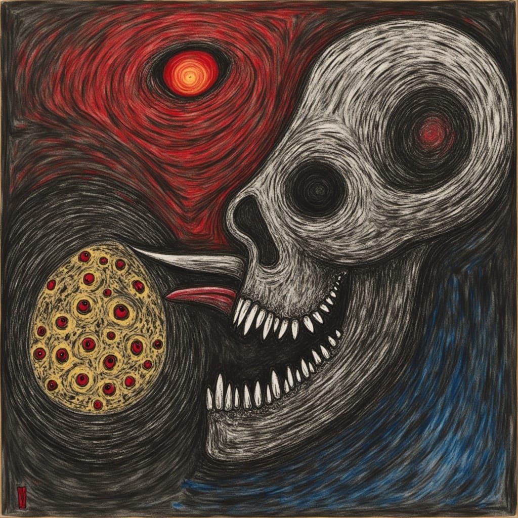 Charcoal Art: Visualizing Anxiety and Mental States