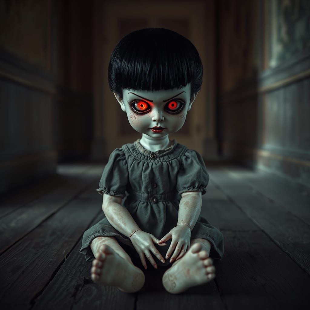 Tim Burton-Inspired Haunted Doll Exudes Foreboding and Dread