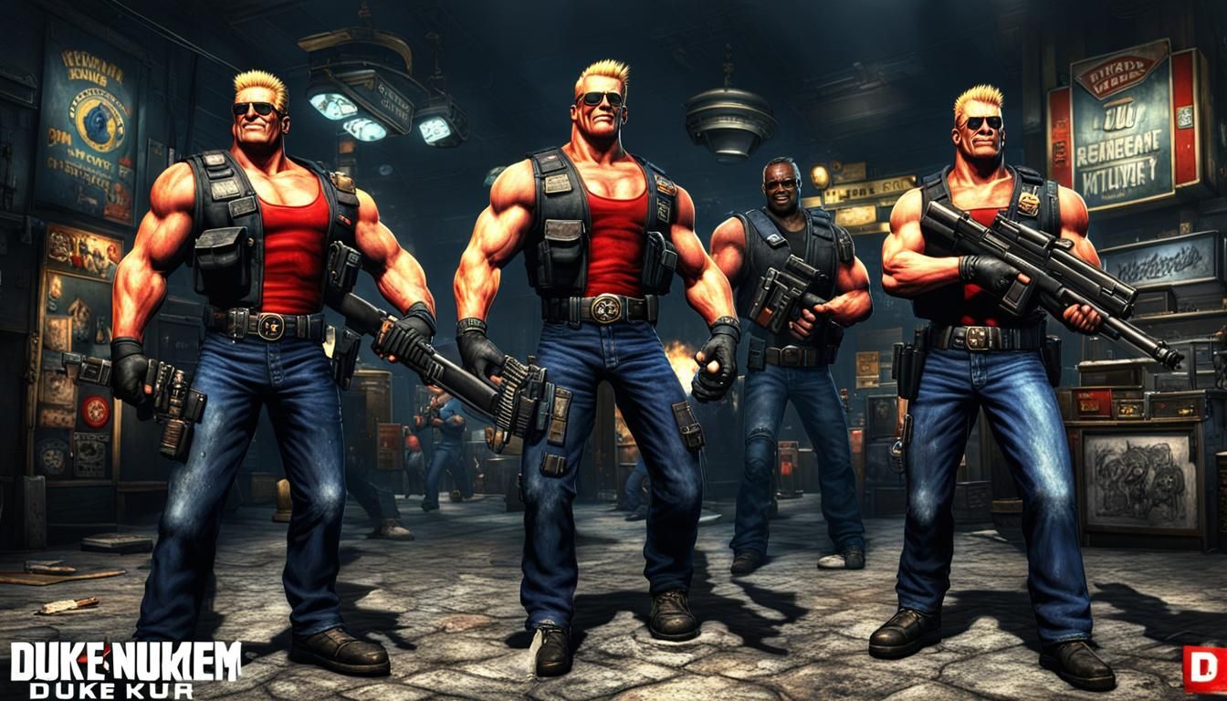 Duke Nukem Battles Police Pigs in Photorealistic 3D