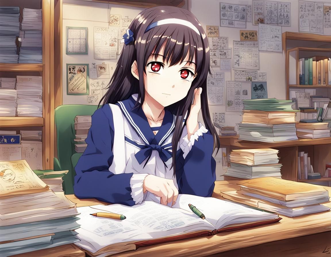 Erika Itsumi Anime Key Visual