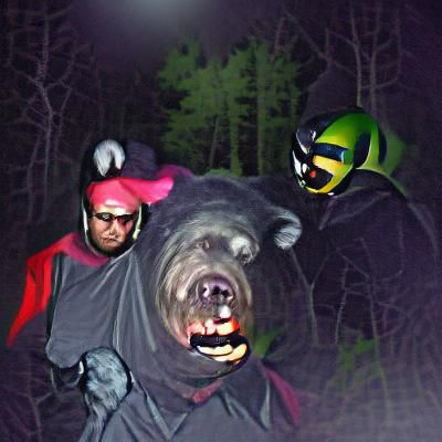 Nightmare ManBearPig in Dark Wilderness