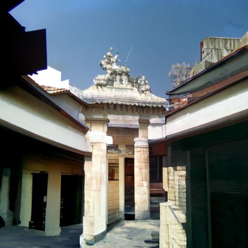 Classical Temple Courtyard Architecture