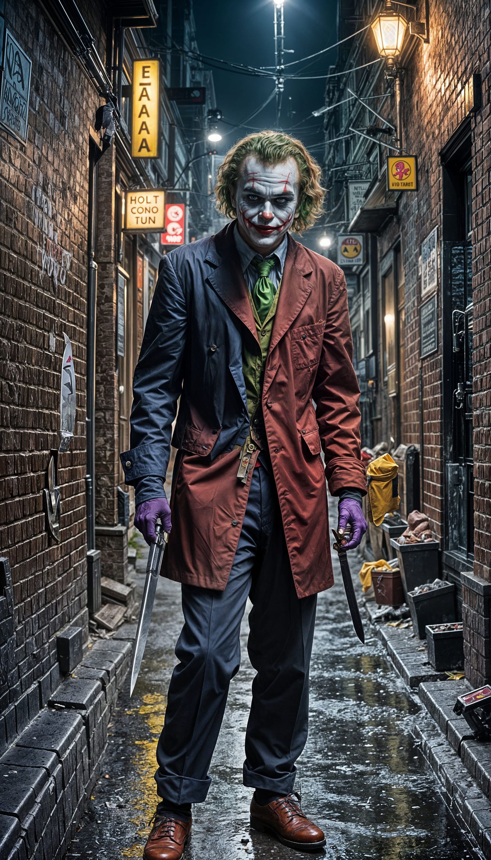 Ronald McDonald as Joker: A Dark Satire