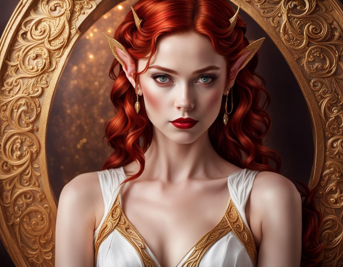 Bryce Quinlan Portrait with Hyperdetailed Red Hair