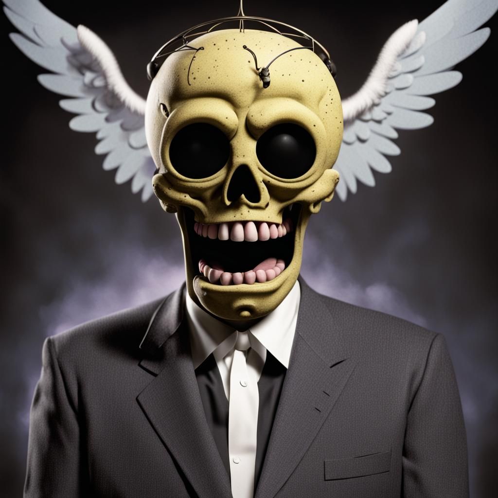 The Angel of Death: A Hillenburg-Inspired Vision