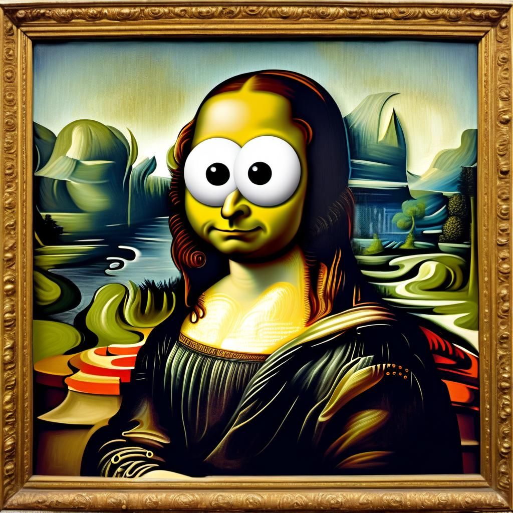 Mona Lisa with Googly Eyes: A Humorous Take