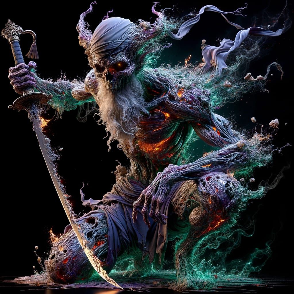 Disintegrating Djinn: A Digital Masterpiece