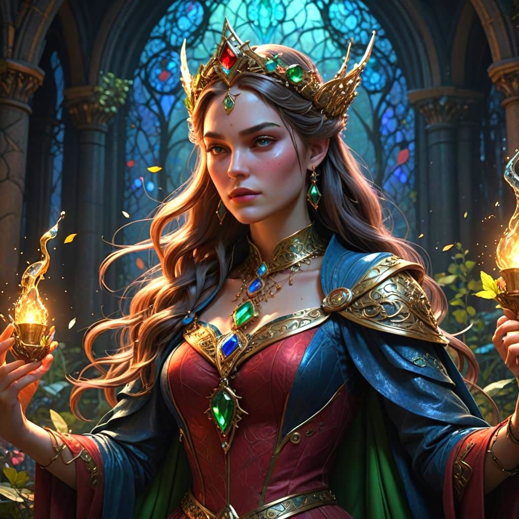 Sleeping Beauty Fairies Reimagined: Hyperdetailed 8K Portrai...