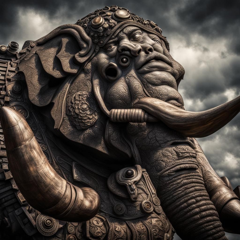 Hyperrealistic Subject in Cinematic Composition