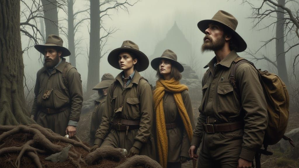 Inspectors Manage Untamed Wilderness in Dynamic Concept Art