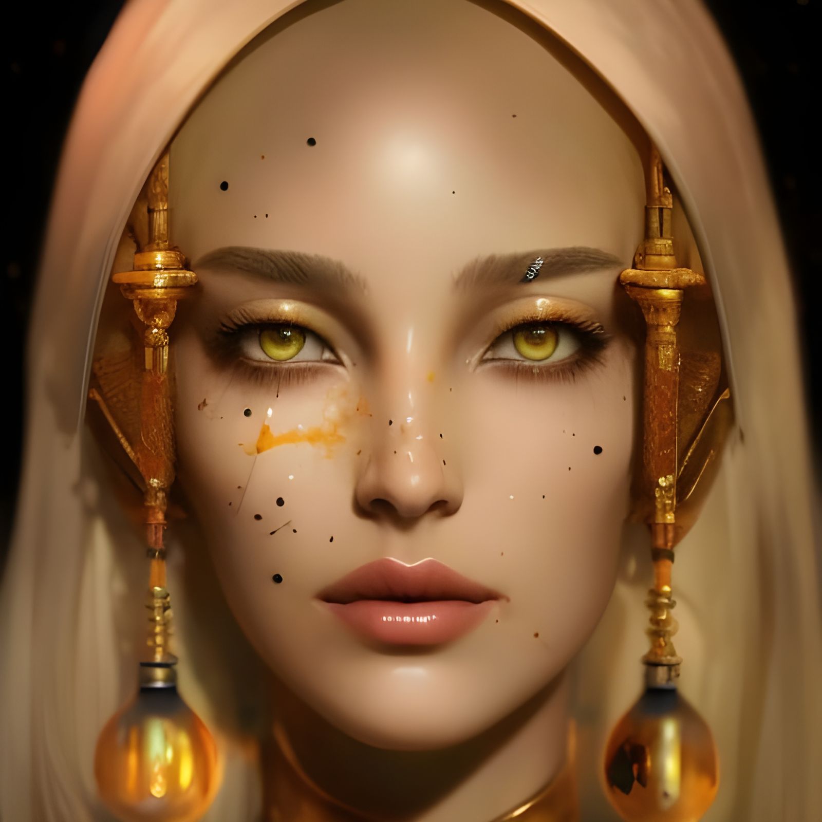 Al Capone Portrait in Dystopian Pop Art Style