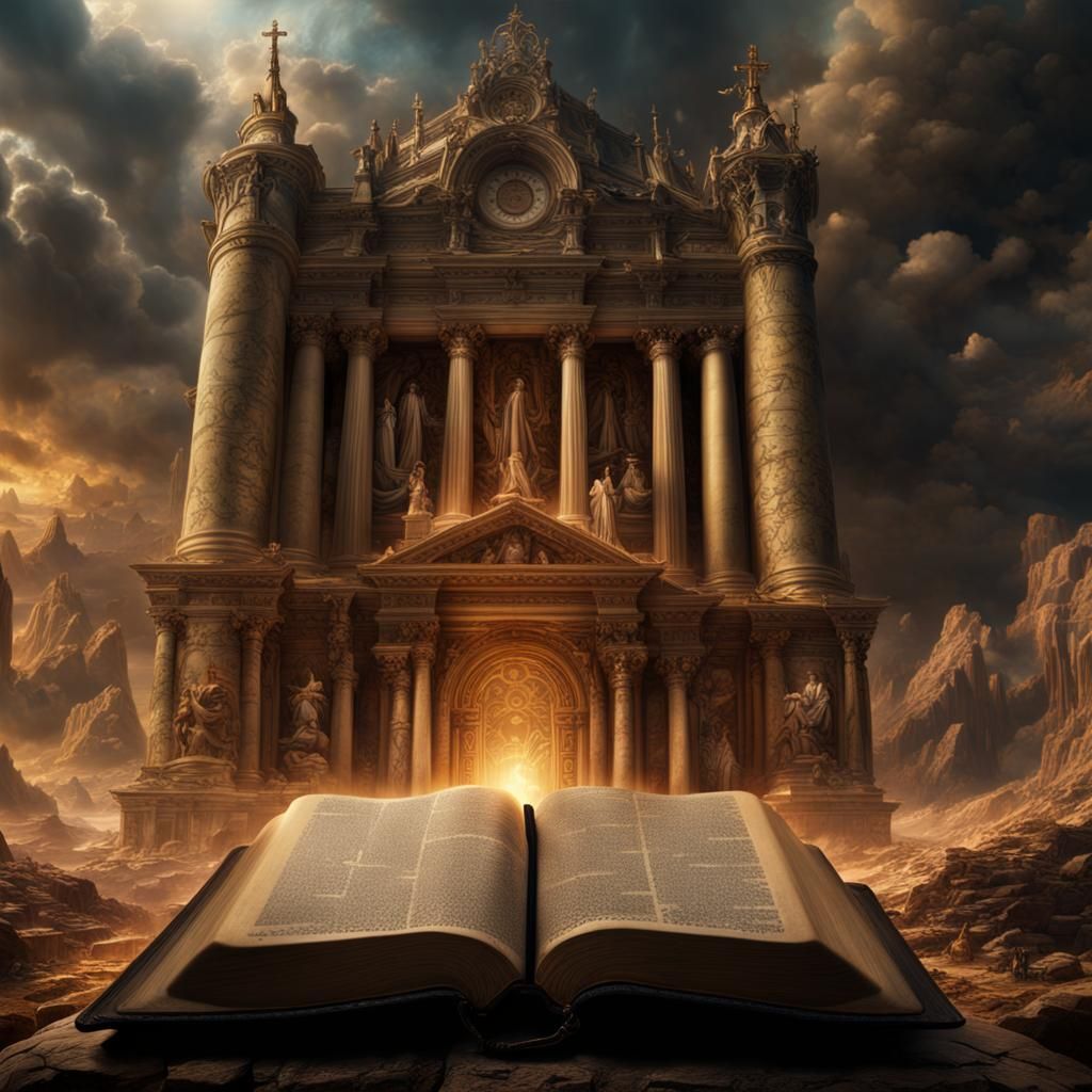 Epic Digital Matte Painting of the Biblical Canon