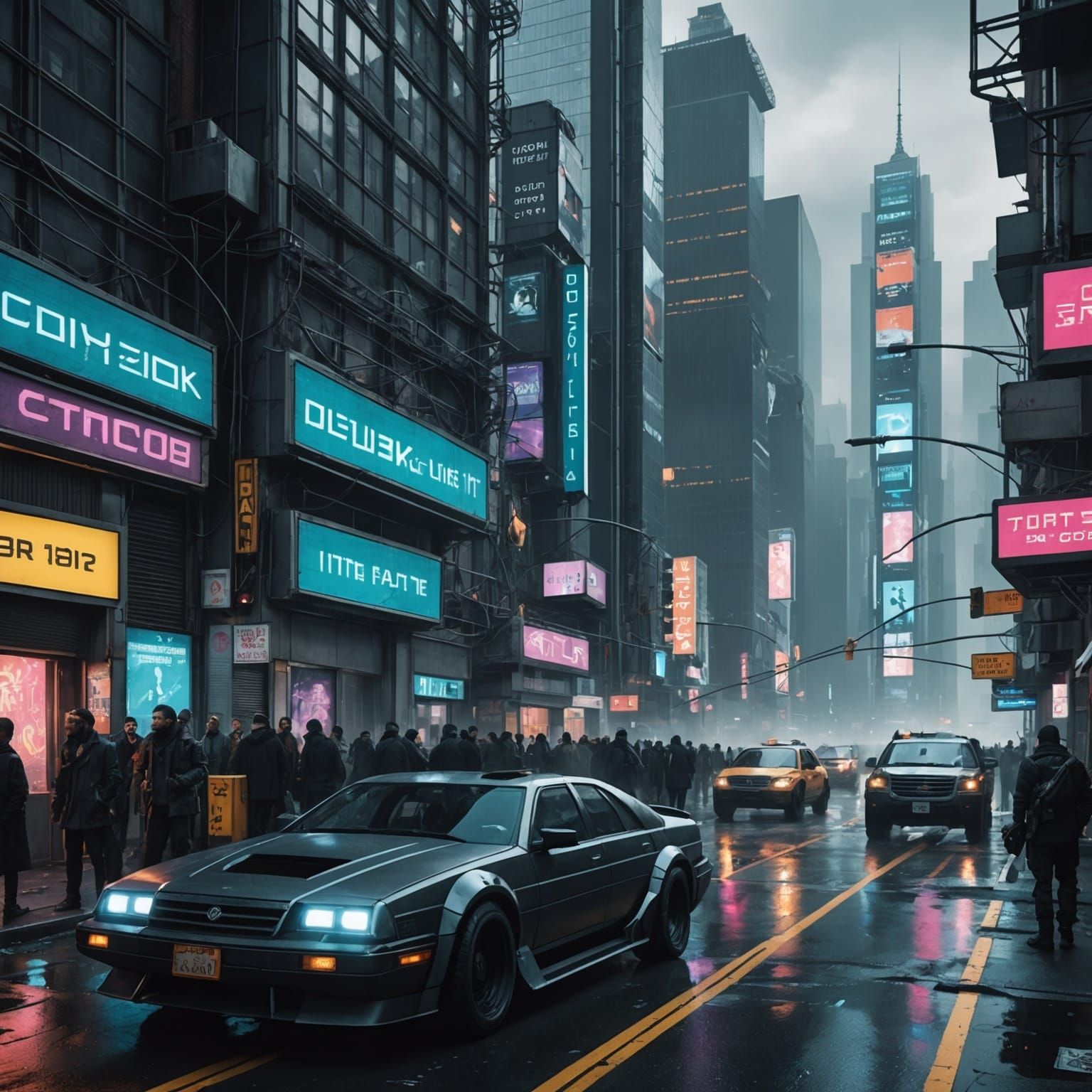 Cyberpunk New York City in 2103