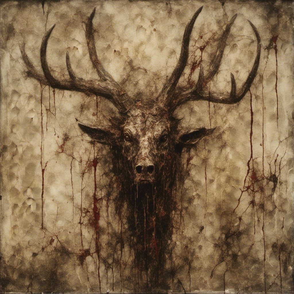 Hannibal Barca Drinking Olive Oil: Macabre Art