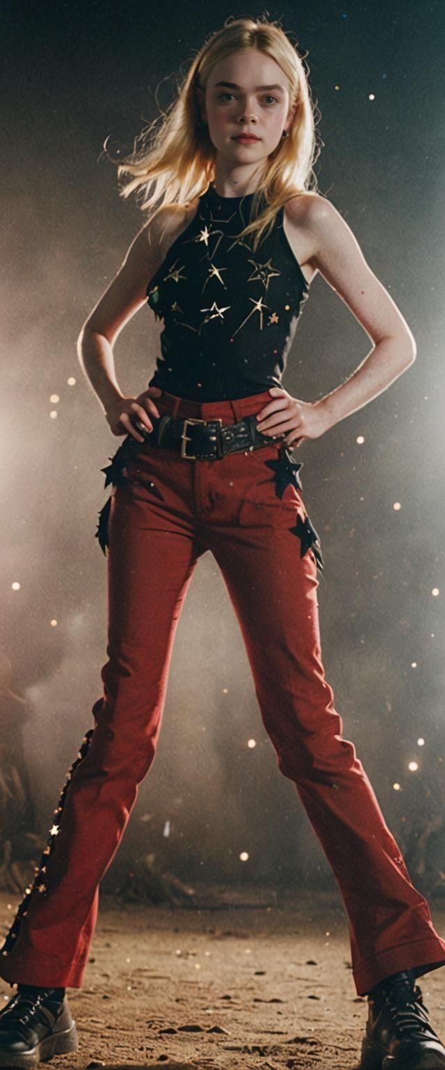 Wonder Girl Film Still with Elle Fanning