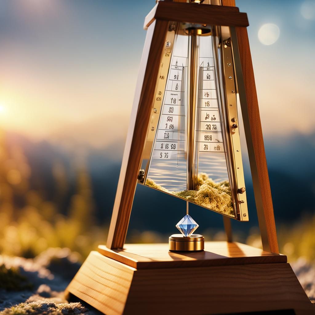 Intricate Metronome in Tundra, Macro Photography