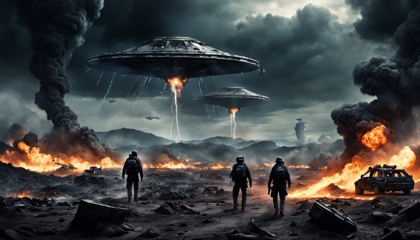 Men in Black Battle Alien Invasion