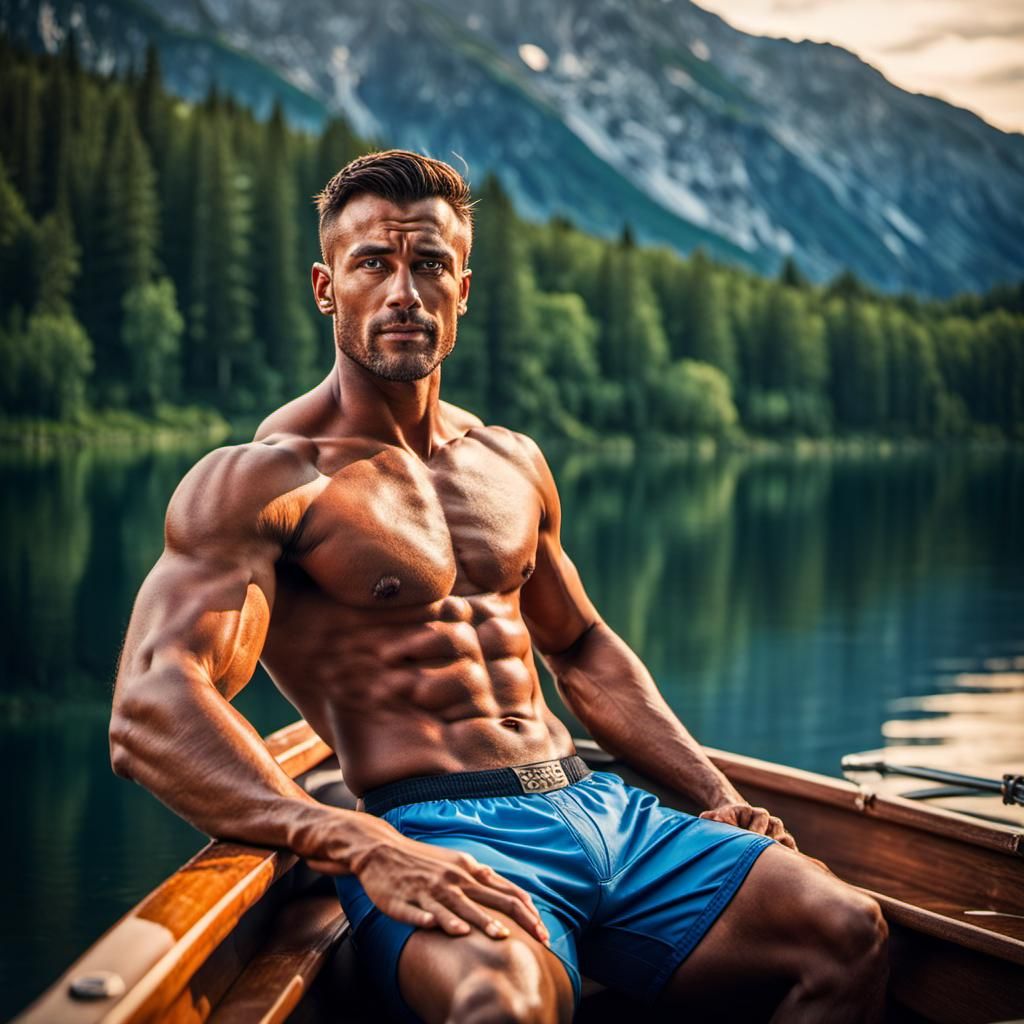 On a lake