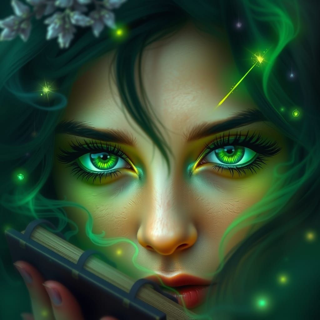 Whimsical Eyes of Enchantment in Soft, Ethereal Hues