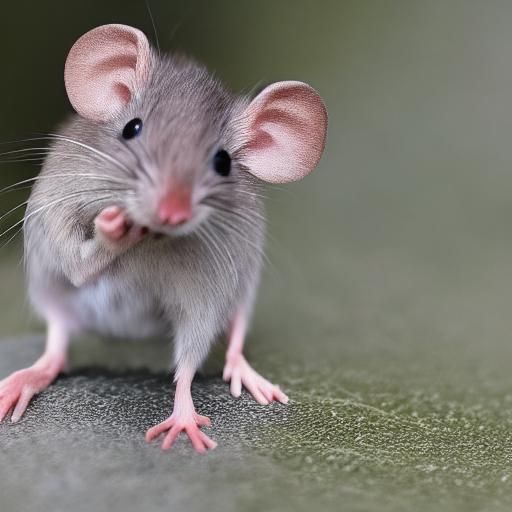 A Little Beautiful Mouse Generated by AI