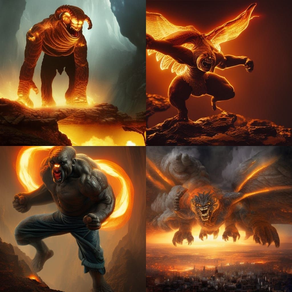 Epic Balrog Digital Matte Painting