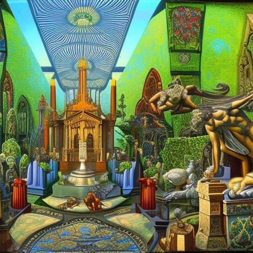 Victorian Cemetery: Photorealistic Oil Painting in Hyper-Rea...