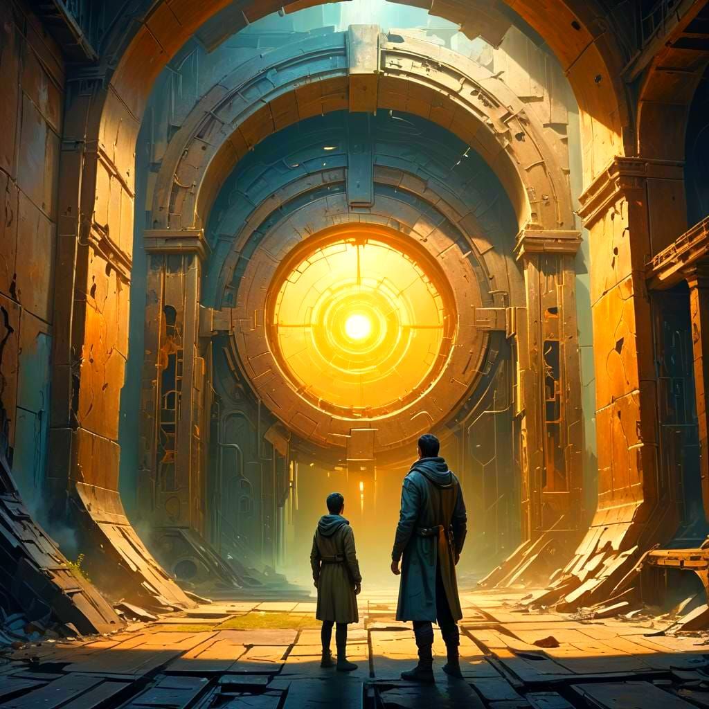 Fantastical Portal Concept Art in Deep Color