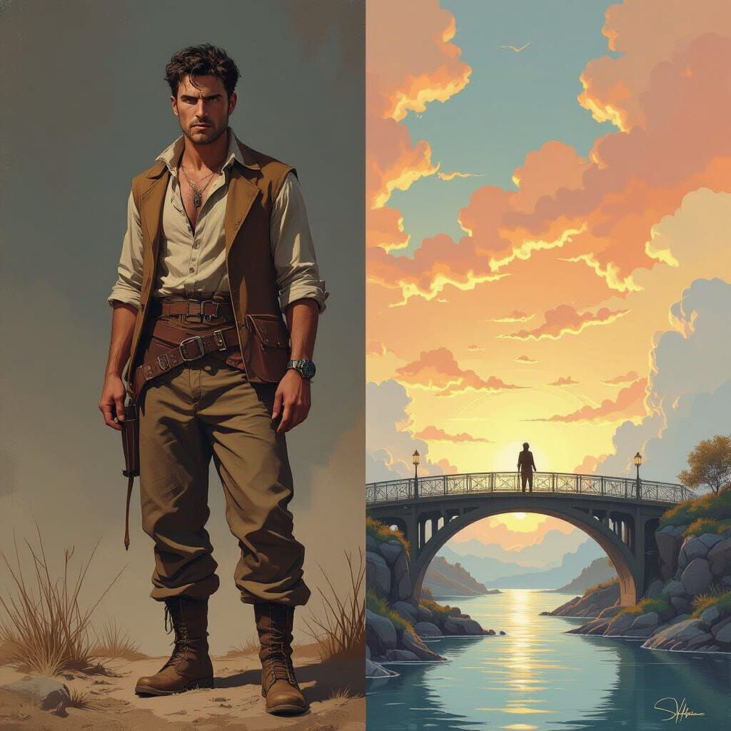 Diptych: Existential Acceptance and Aesthetic Solution