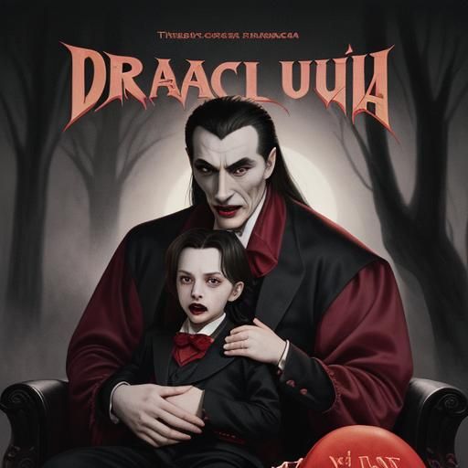 Dracula's Unexpected Fatherhood: A Movie Poster