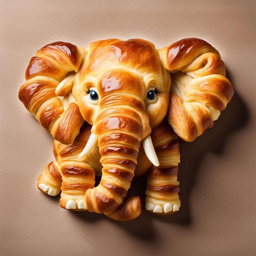 croissant elephant