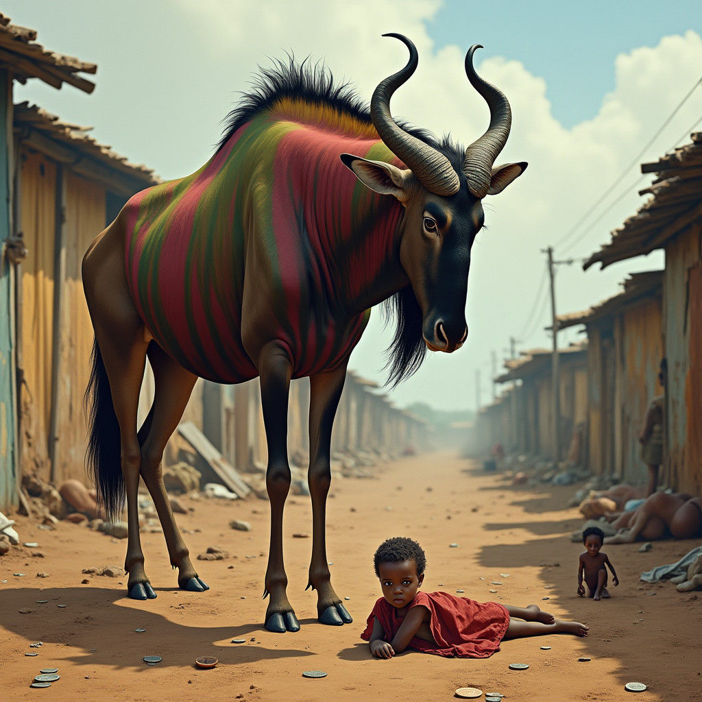 THE GNU (in South African colours)