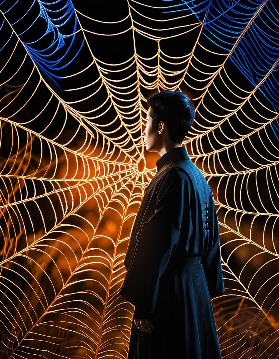 Mystic Duality: Spiderweb Yin Yang Spell Icon