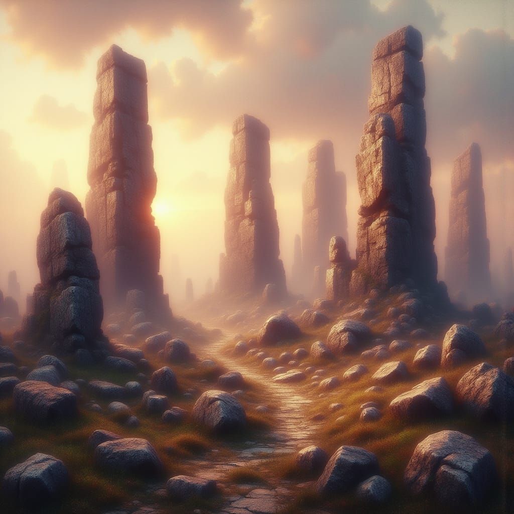 Chankillo Archaeoastronomical Complex at Sunrise