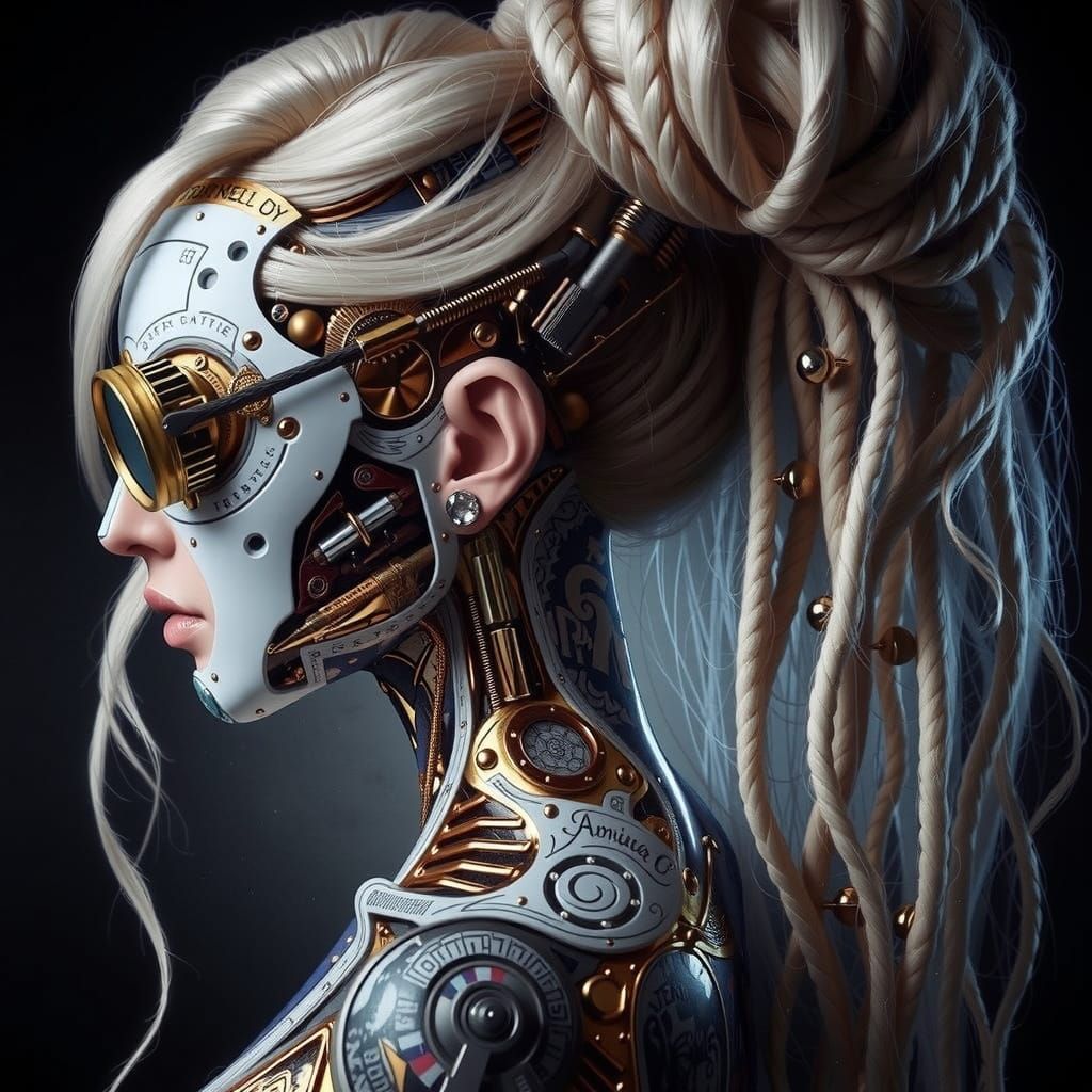 Businessperson in Office: Realism Meets Contemporary Art