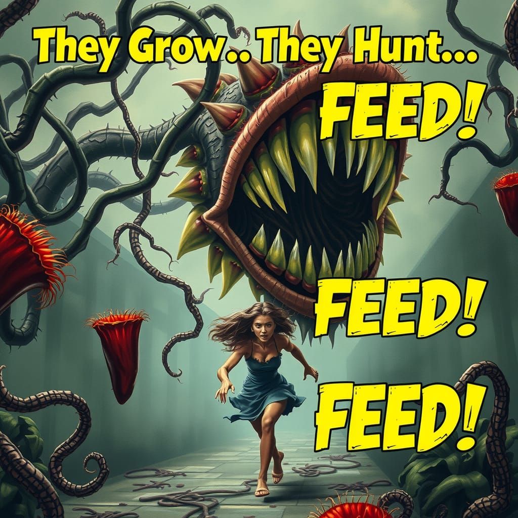 Sinister Botanical Horror in Classic Pulp Style