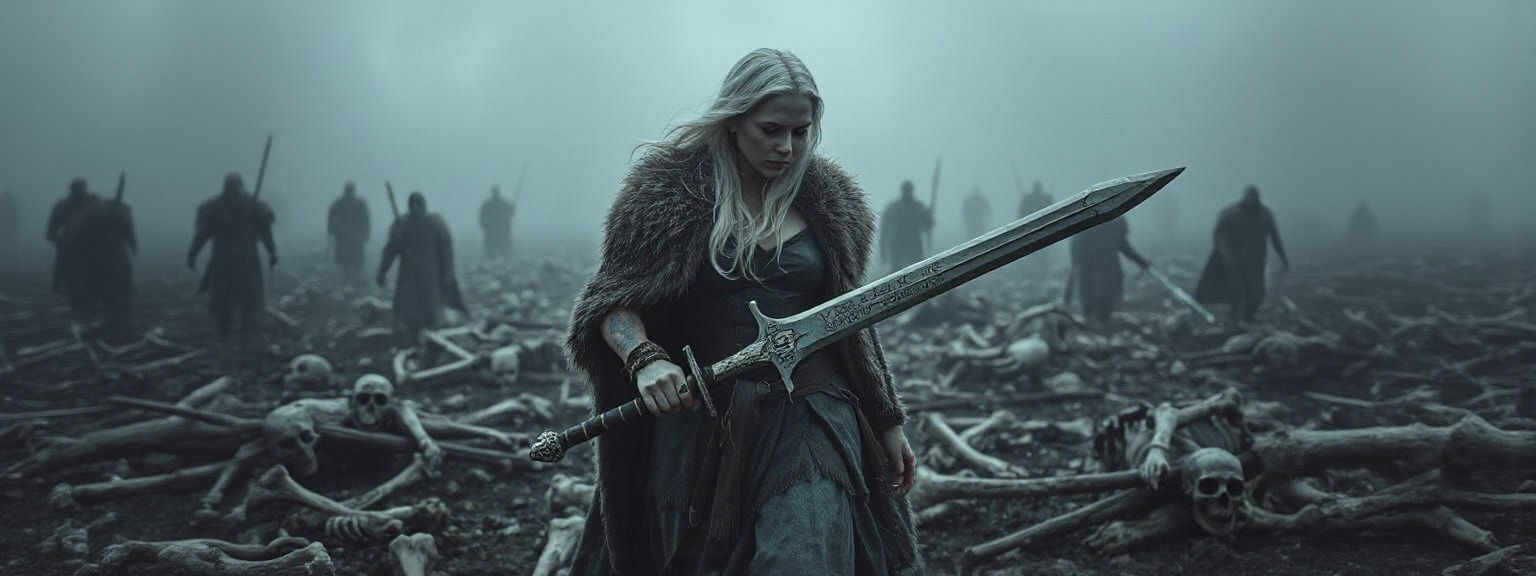 Eerie Bone Collector: Dark Norse Myth Masterpiece