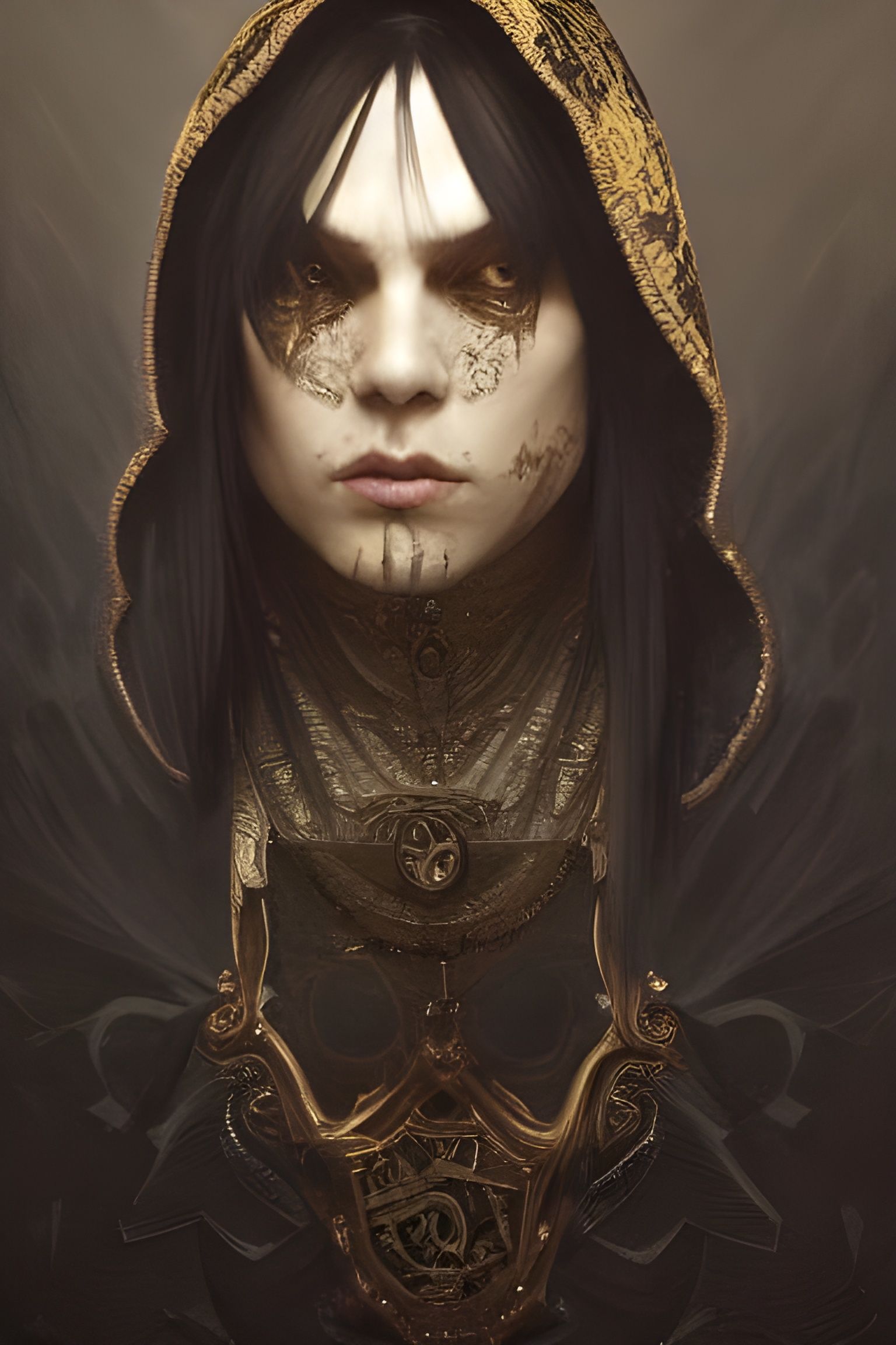 Intricate King of Spades Portrait in Unreal Engine 5