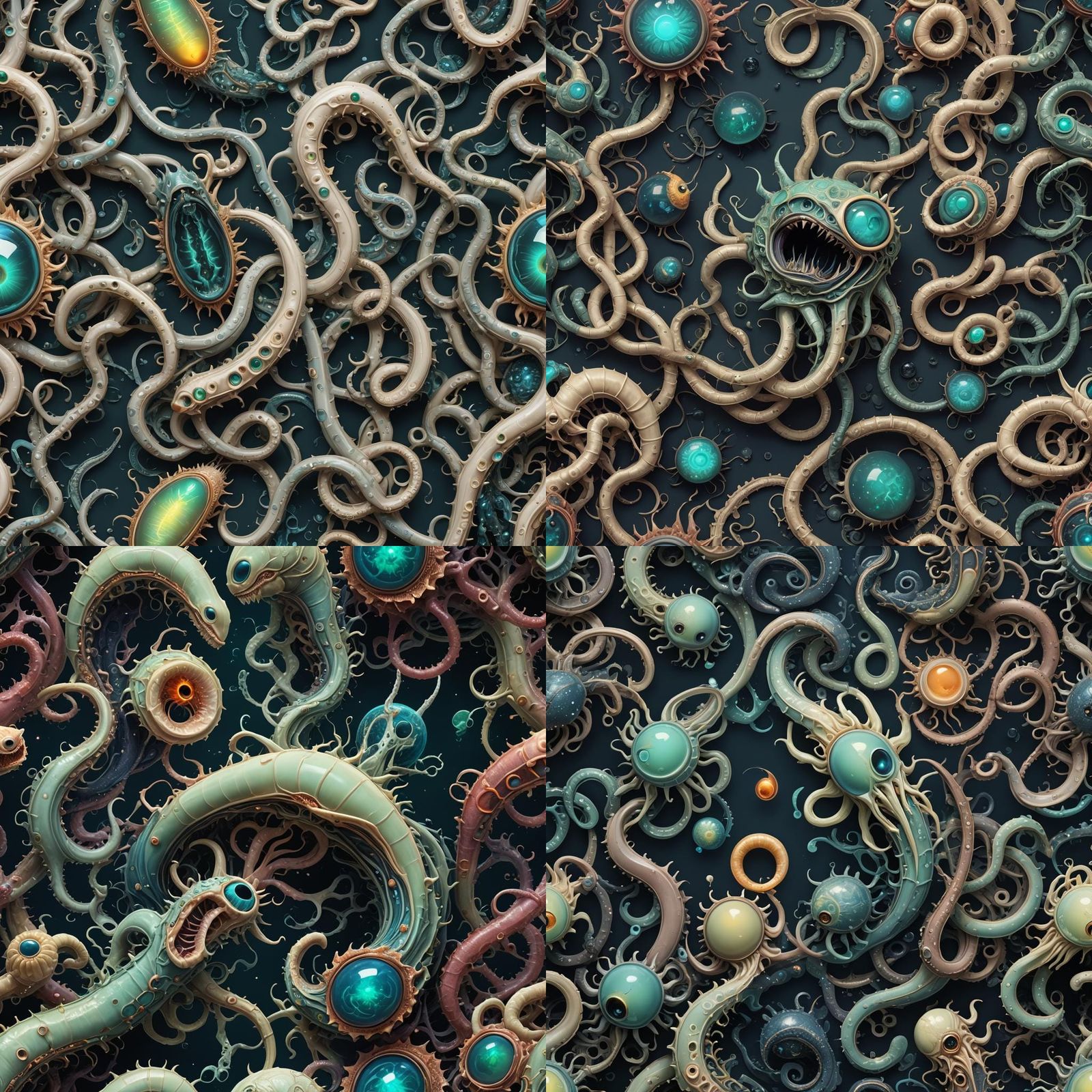 Bioluminescent Tapeworm in Extraterrestrial Eclipse: Detaile...