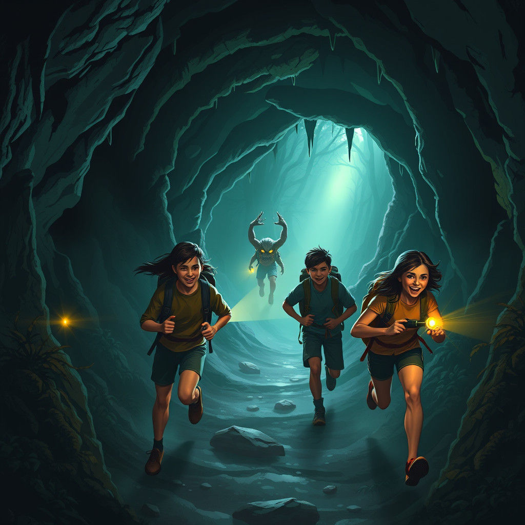 Friends' Cave Adventure Turns into Monster Chase