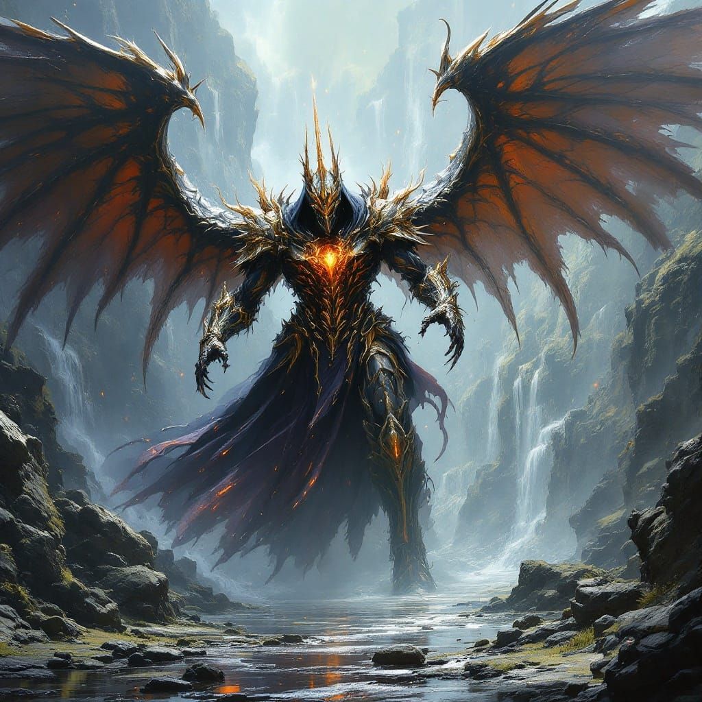 Surreal Landscape of Forgotten Magic in a Desolate World