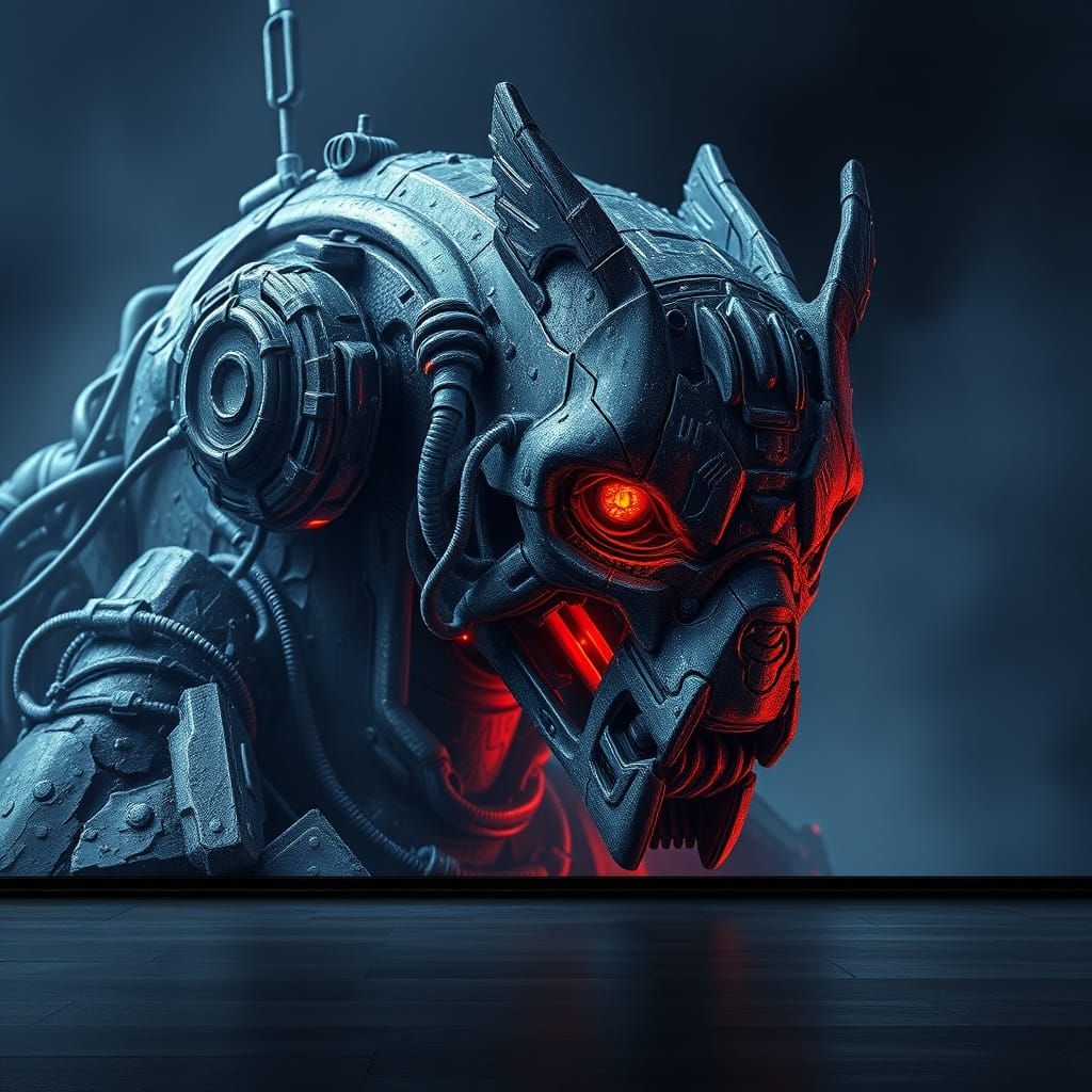 Hyperrealistic Futuristic Wall Art in Deep, Rich Colors