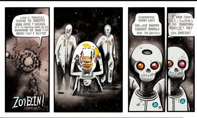 Zoiblini Alien Comic Strip