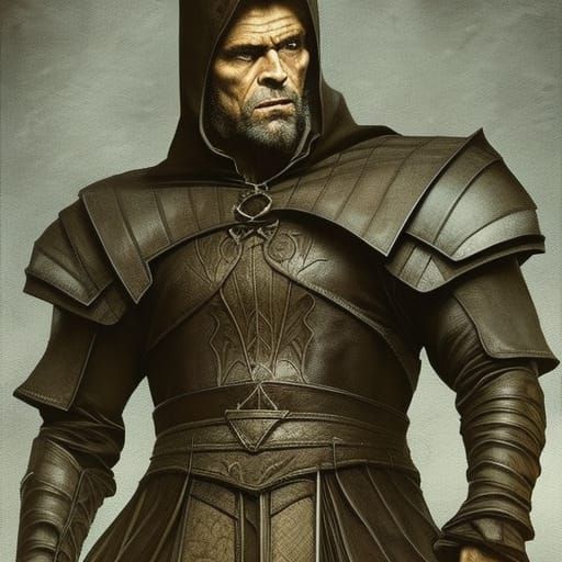 Medieval Rogue in Vertigo Comics Style