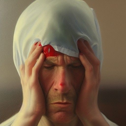 Bleeding Eyes: A Psychiatric Portrait in Oil