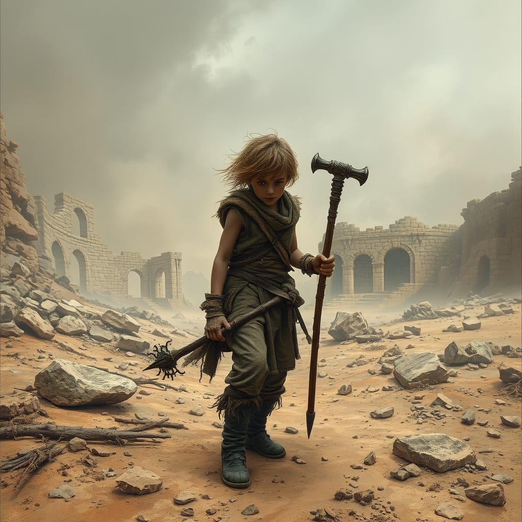 Medieval Youth Explores Desert Ruins in a Haunting, Earth-To...