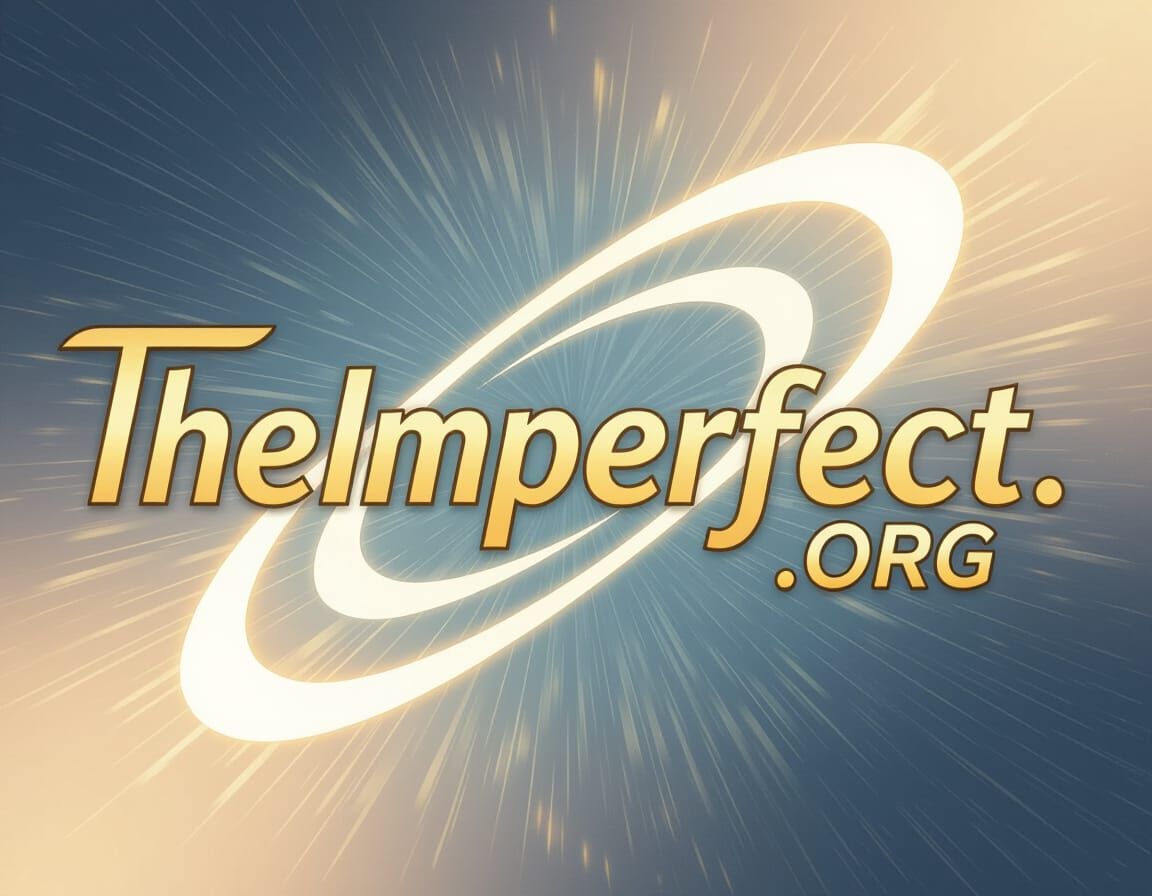 Sleek Futuristic Logo with Glowing Swirl in Gold and Blue