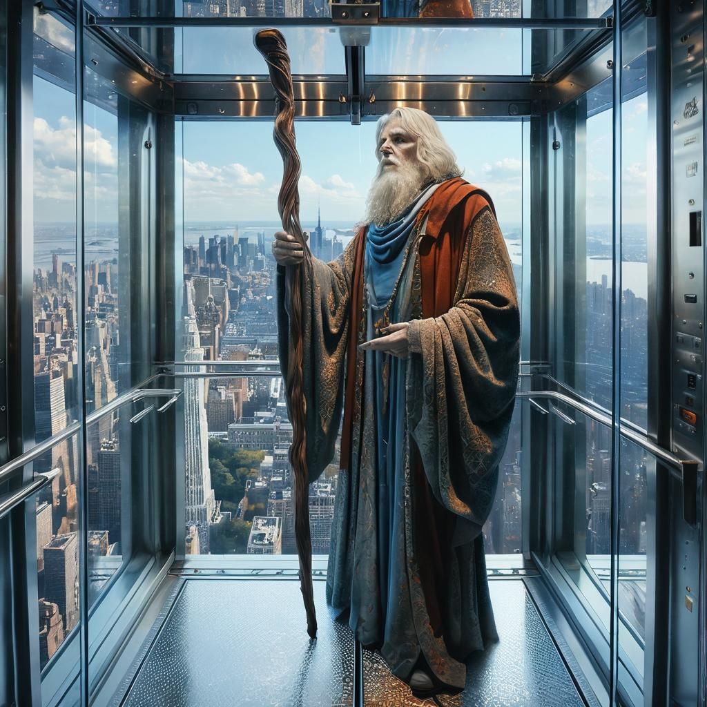 Merlin in a Glass Elevator This New All-Glass Elevator Lifts You 1,210 Feet Above New York City